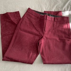 BANANA REPUBLIC Burgundy Pants